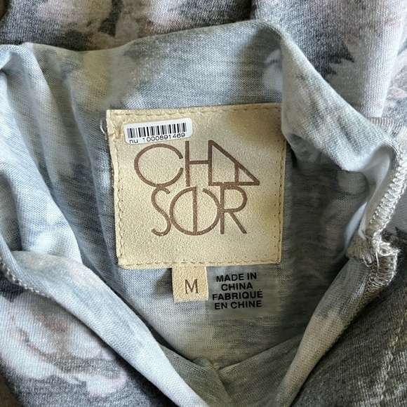 Chaser Floral Cut out Long Sleeve Tee - Picture 7 of 8